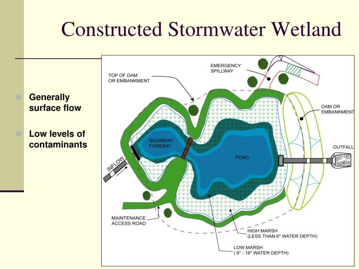 Constructed Stormwater Wetland BMP